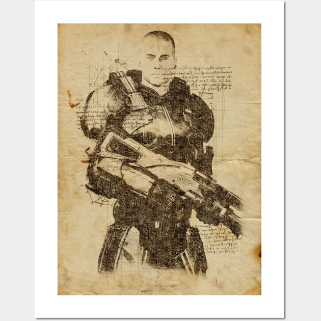 Mass effect Wall Art by Durro